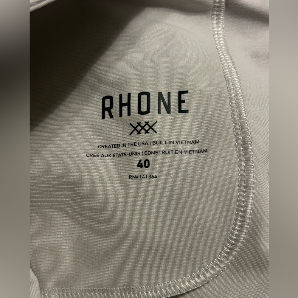 RHONE Commuter Slim Pant Versatile Corpcore Golf Athleisure Men size 40x32 Cream - Picture 5 of 14